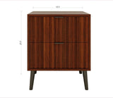 Wooden Nightstand with 2 Drawers W2139P306392