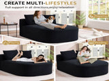 67.5''Chaise Lounge Chair 46'' Wide Indoor Corduroy Oversized Sleeper Sofa for Living Room Deep 68442354