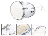 14 x10 inches Marching Drum Drumsticks Key Strap White 85444290