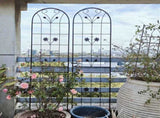 2 Pack Metal Garden Trellis 86.7" x 19.7" Rustproof Trellis for Climbing Plants Outdoor Flower 49809583