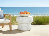 U_Style Outdoor Patio Accent Table with Crack process , Morden Concrete coffee Table with Double N711P422075K