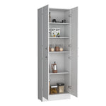 ZUN Lynch Kitchen Pantry Storage Cabinet 71" Height, With 4 Doors, 5 Adjustable Shelves, Freestanding B200P188842