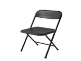 6 Pack Resin Folding Chair, Black 27298426