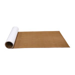 ZUN Boat Flooring, EVA Foam Boat Decking 94.5inx35in, Self Adhesive Faux Teak Marine Flooring Sheet 26423673