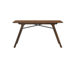 ZUN ACME Kaela Dining Table, Walnut Finish DN02925