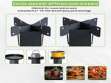 9.44"D x 17"W x 22"H camping rocket stove 05736482