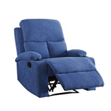 Blue Recliner with Cup Holder B062P215451