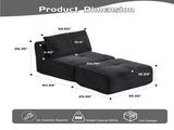 Modern Memory Foam Compressed Sofa,Single Chaise Longue for Living Room,Pet-Friendly Cloud Modular 11921235