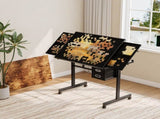 1000 pieces Jigsaw Puzzle metal Table board for adults gift with 4 trays and 2 Drawers W347P295083