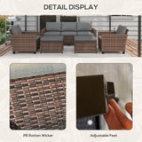 Pieces Patio Furniture Set 20918487
