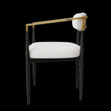 dining chairs set of 2 white , medieval modern dining chairs, teddy velvet chairs with metal legs, W1727P234051