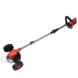 Portable Red Electric Grass Trimmer for Easy Lawn Maintenance -24V Power Weed 95712837