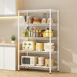 ZUN Wire Shelving Metal Storage Rack Adjustable Shelves, Standing Storage Shelf Units for Laundry 68000071