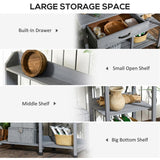Garden Work BenchOpen Shelf Storage 38920001