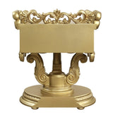 Gold 1-Drawer Nightstand B062P215396