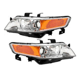 ZUN 2pcs OE Headlights With Warranty Factory Clear for 2004-2005 Acura TSX 36523637