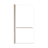 30 in. W * 58 in. H rotation shaft door Shower Doors for Bathtub, 1/4" Thick SGCC Tempered W2965P277718