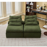 Modular Sofa,No Armrests,At will DIY,Soft Corduroy Fabric,Neck W2108P236842