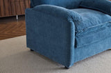 38" Oversized Chenille Lounge Chair - Plush Reading Armchair with Thick Comfort Cushions, High Back W1829P265020