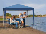 2 x 2m Two Doors & Two Windows Practical Waterproof Right-Angle Folding Tent Blue 50301898