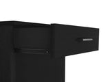 Nightstand 21"H, One Drawer, Low Shelf, Superior Top, Black B097132927