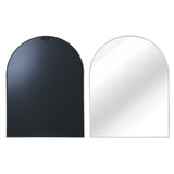 30x40 Inch Silver Metal Framed Arched Bathrrom Mirror for Wall. W2203P310337