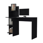 ZUN Tecoa Writing Desk, Four Shelves B200P176185