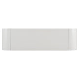 U_STYLE Minimalist Acacia Vneer Entryway Table with Two Legs,Stylish and Elegant Design,Suitable for N711P213374K