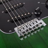 ZUN GST Stylish Electric Guitar Kit with Black Pickguard Green 16945170