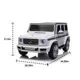 Licensed Mercedes-Benz G500,24V Kids ride on toy 2.4G W/Parents Remote Control,electric car for W1578P214201