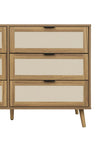 ZUN Modern 6 Drawer Dresser Wood Cabinet 94366011