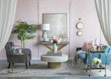 2 Circle Mirrors for Wall Decor, Unique Contemporary Wall Mirror for Living Room Bedroom W2078135186