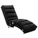 ZUN COOLMORE Linen Chaise Lounge Indoor Chair, Modern Long Lounger for Office or Living Room W39539627