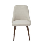 Oslo Modern Upholstery Side Dining Chair Set of 2, Beige B091P183401