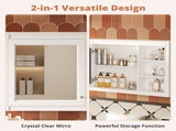 36'' x 28'' Medicine Cabinet, Wall Mounted Bathroom Storage Cabinet, Modern Bathroom Wall Cabinet N710P322791K