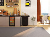 Kitchen island rolling trolley cart with 1 drawer & 2 doors with Adjustable Shelves & towel rack & W282P184187