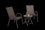 3 Piece Patio set, Outdoor Camping Chairs with Breathable Textilene Fabric, folding with steel W640P270192