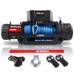 ZUN X-BULL ELECTRIC WINCH 13000 LBS 12V SYNTHETIC BLUE ROPE UPGRADE W121843475