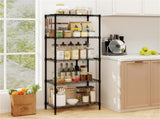 5-Tier Heavy-Duty Metal Wire Shelving, 750 LBS Total Load with Multi-Grade Per Shelf Capacity for 72746903