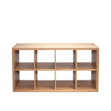 ZUN 8-Cube Organizer Storage with Opened Back Shelves,2 X 4 Cube Bookcase Book Shleves for Home, Office 88496924