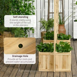 ZUN Wooden Planter Box 36198049