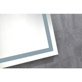 30*36 LED Lighted Bathroom Wall Mounted Mirror with High LumenAnti-Fog Separately ControlDimmer W928P151732