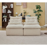 Modular Sofa,No Armrests,At will DIY,Soft Corduroy Fabric,Neck W2108P236840