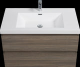 36" Floating Bathroom Vanity with Sink, Modern Wall-Mounted Bathroom Storage Vanity Cabinet with W1573P152699