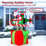 6 Feet Christmas Inflatables Airplane with Built-In Blower 15326109