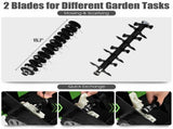 13 Inch 12 Amp Electric Scarifier with Collection Bag and Removable Blades Electric Lawn Dethatcher 90185642