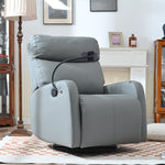 ZUN Swivel Rocker Recliner Chair,360 Degree Nursery Rocking Chair,Glider Chair,Modern Small Rocking W1028P251470