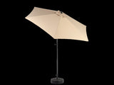 9FT Outdoor Patio Umbrella Outdoor Table Umbrella with Push Button Tilt and Crank, Market Umbrella 6 32782331
