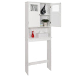 ZUN FCH Double Doors Bathroom Cabinet White 03305955