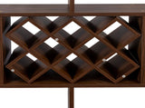 Large Wall Mounted 3 Tier Rustic Bottle Wine Rack,Multifunctional Wooden Wall Mounted Wine W331P277924